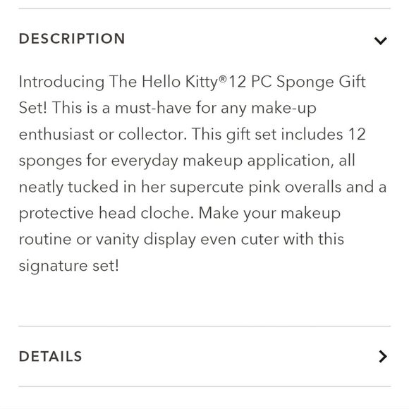 Impressions X Hello Kitty 12-Piece Sponge Gift Set - Picture 9 of 10